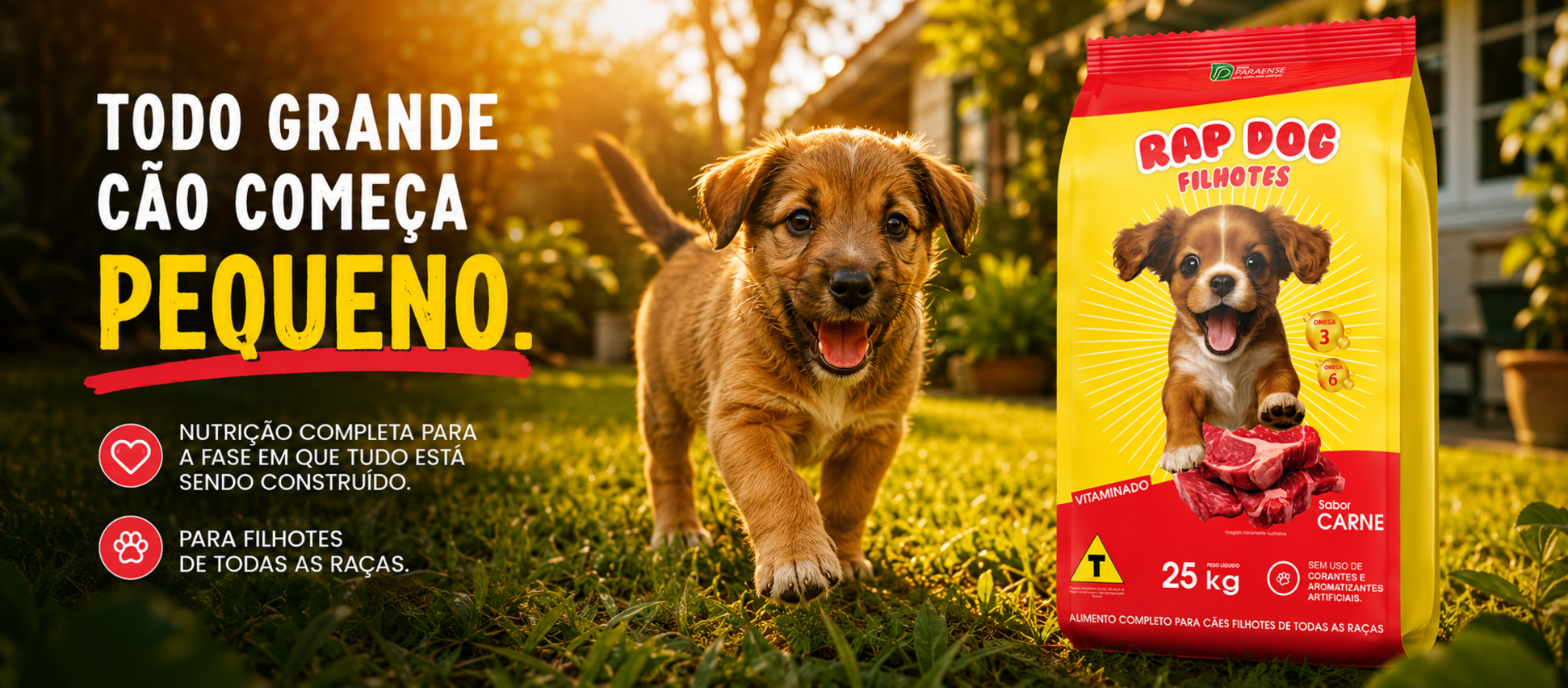RAP DOG Filhotes: todo grande cão começa pequeno