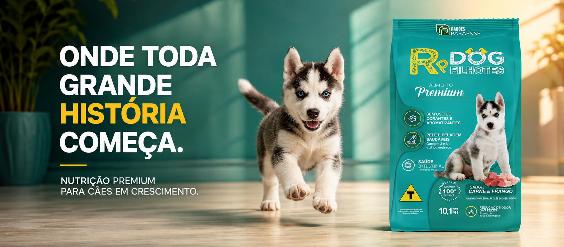 RP DOG Premium Filhotes: onde toda grande história começa