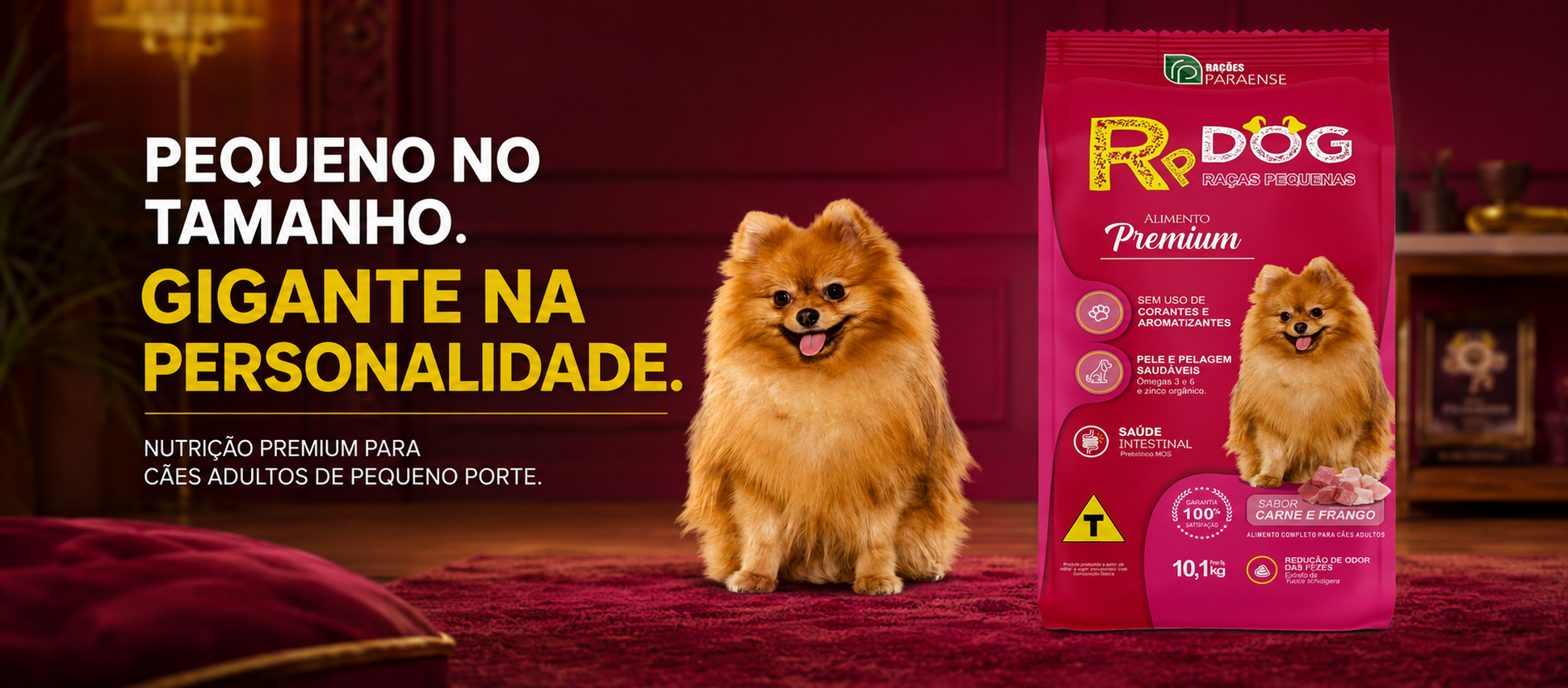 RP DOG Premium Raças Pequenas: pequeno no tamanho, gigante na personalidade