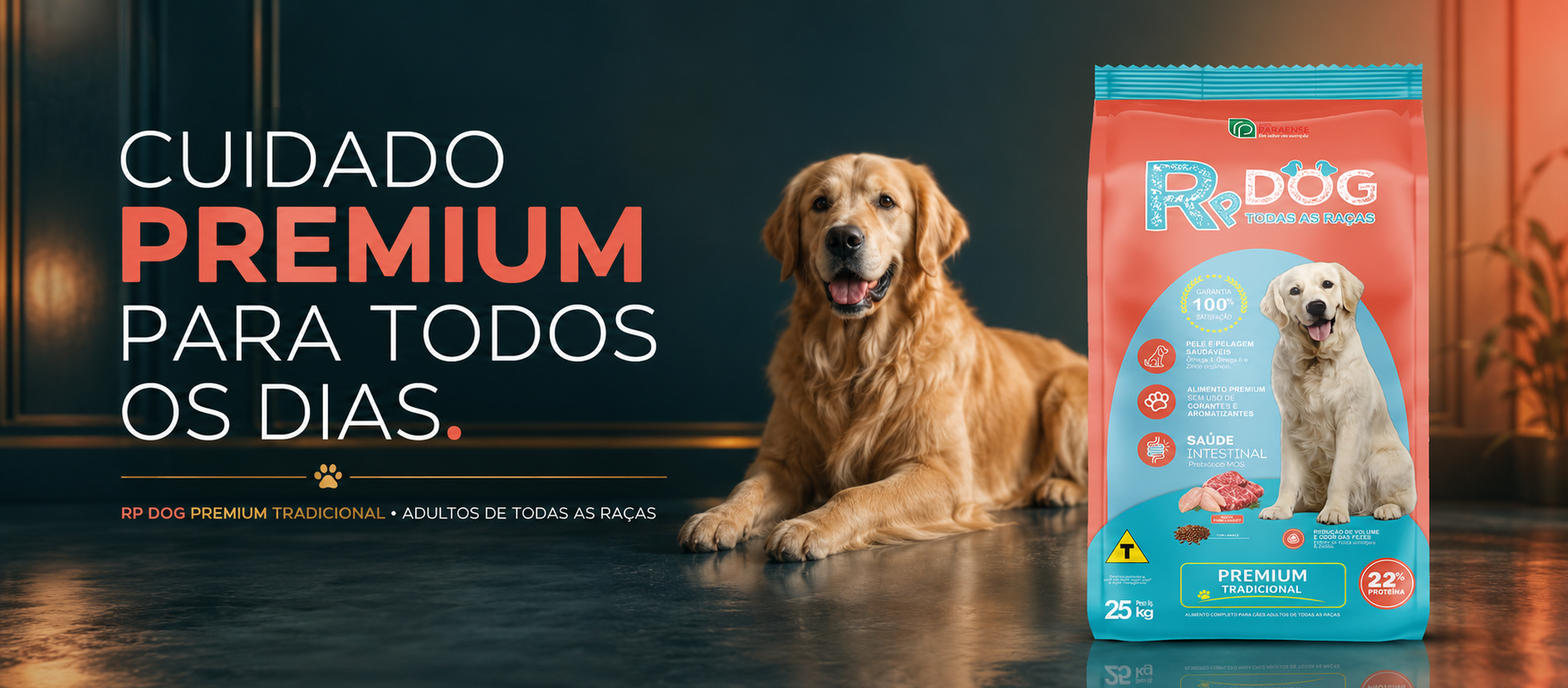 RP DOG Premium Tradicional: cuidado premium para todos os dias