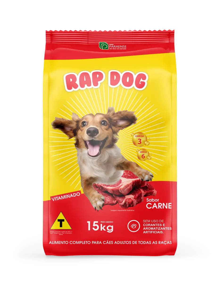 Embalagem RAP DOG CÃES ADULTOS