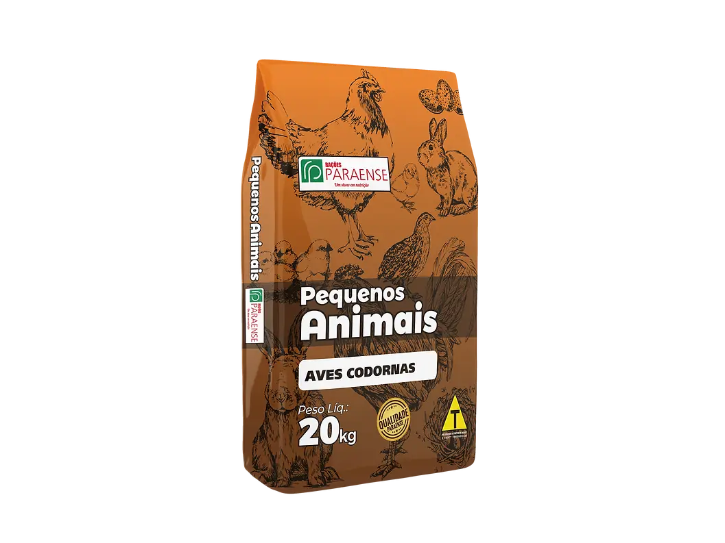Embalagem RP QUINTAL AVES CODORNAS T